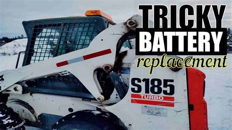 how to change a battery in a skid steer|miller bobcat battery replacement.